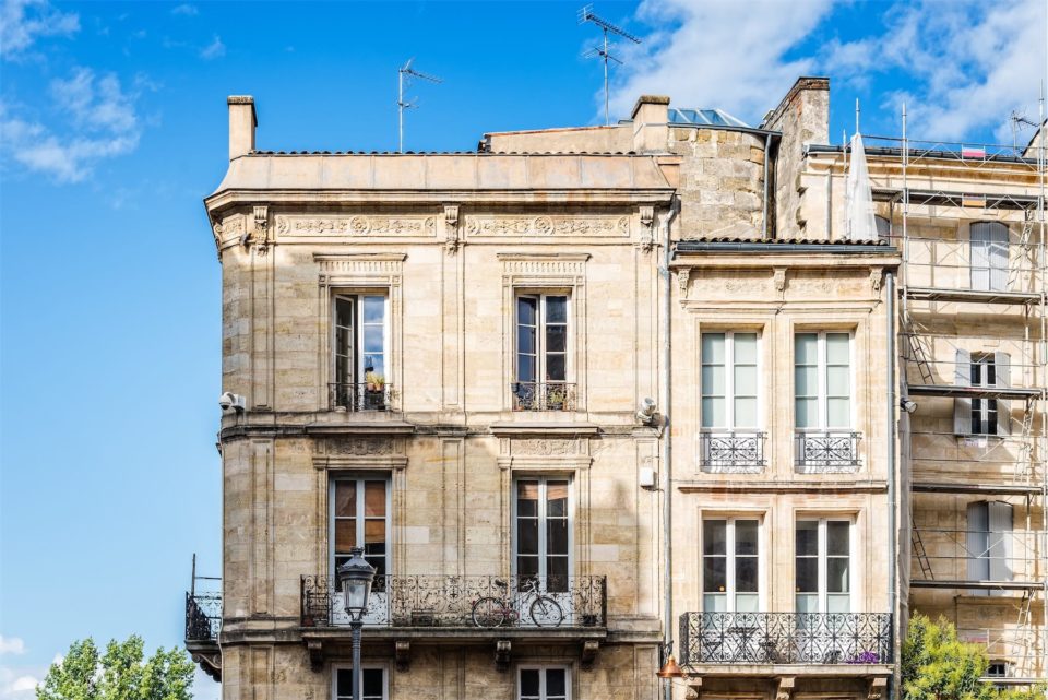 Façade immeuble Maison Labruyère Bordeaux